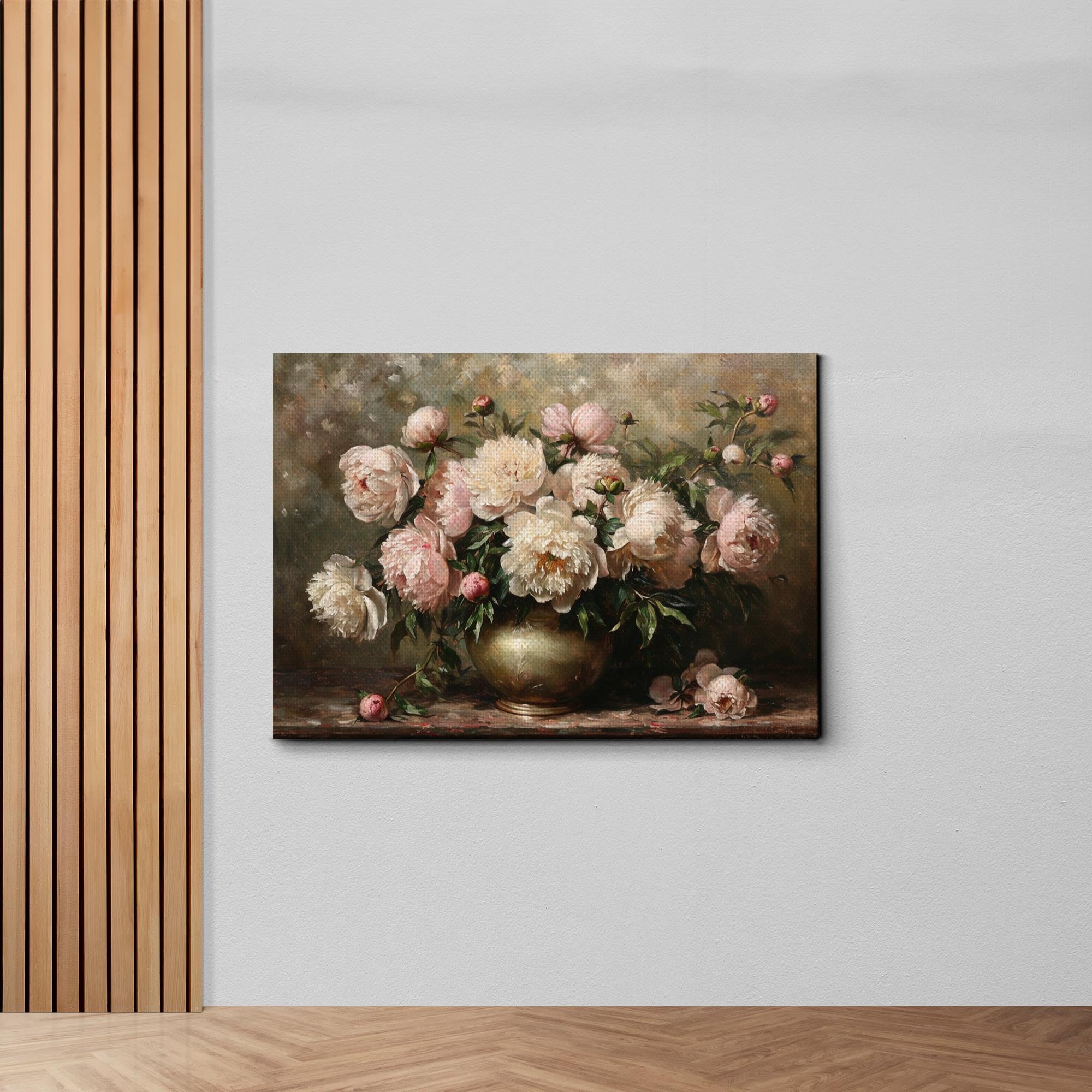 Amazon.com: Moody Pink Peonies, Vintage Art Print, Flower Print
